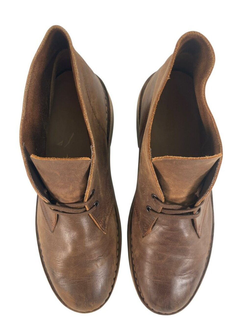 Clarks Brown Leather Desert Boots Men's Size 9.5 NEW W/OUT BOX - Picture 7 of 9